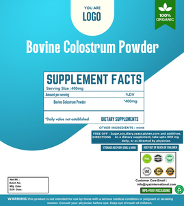 Bovine <b>Colostrum</b> Powder Bovine Whole <b>Colostrum</b> Powder for Immune Support GI Tract Health Muscle Recovery Revitalized Energy - Product Image 2