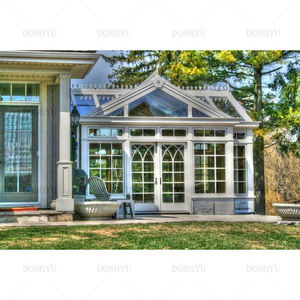 إطار من الزجاج لأربعة فصول في أوغندا للبيع، منزل فيلا للمناطق الخارجية، زجاج ألومنيوم لغرفة الشمس، الأكثر شعبية في المنزل الزجاجي للفنادق - Product Image 3