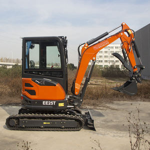 Мини-экскаватор EE25T-1 <span class=keywords><strong>2</strong></span>,5 тонны с двигателем Yanmar 3TNV80F, опционально со стальными/резиновыми гусеницами, одобрен CE EPA - Product Image 2