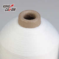 Fil à coudre élastique en polyester recyclé certifié GRS KINGCASON, qualité supérieure, fil recyclé DTY pour la couture, le tissage et le tricotage
