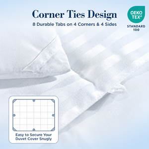 Edredón de enfriamiento relleno de poliéster 150 GSM a rayas ultrasuaves, edredón de verano alternativo para uso en Hotel <span class=keywords><strong>ligero</strong></span> - Product Image 5