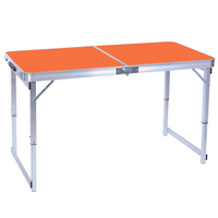 Ensemble table de pique-nique portable en gros d'usine 4 chaises table en aluminium table de pique-nique de camping pliable