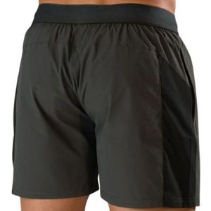 Shorts de sport gris foncé et noir pour hommes, séchage rapide, course à pied, fitness, entraînement, vêtements de sport avec poches latérales - Product Image 4
