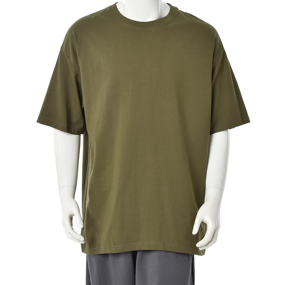 Fabriek Groothandel Best Verkopende 100% Katoen Originele Oversized Effen Kleur Heren T-Shirts