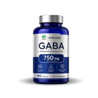 OEM/ODM |   Compléments alimentaires pour le sommeil en marque privée : comprimés/capsules de vitamine B6 + GABA, complément alimentaire GABA