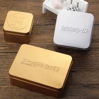 Boîte en métal personnalisée avec impression en relief, ronde ou carrée, vide, en fer blanc, pour emballage de cadeaux de mariage, bonbons, biscuits, bijoux