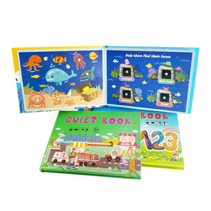 Couverture rigide bébé autocollant <span class=keywords><strong>livre</strong></span> puzzle jouets enfant éducation précoce véhicule <span class=keywords><strong>jungle</strong></span> jeux <span class=keywords><strong>livre</strong></span> calme - Product Image 6