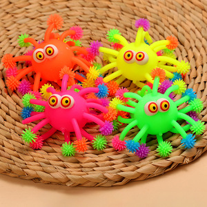 Boule de neige lumineuse avec yeux bombés, jouet en plastique pour enfants de 2 à 4 ans, jouet LED unisexe - Product Image 3