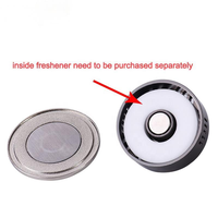 Mini diffuseur de parfum portable en métal pour grille d'aération de voiture, écologique, fait main, vierge pour sublimation