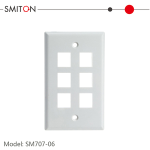1/2/3/4/6 cổng tường ổ cắm tấm cho RJ45 <span class=keywords><strong>Keystone</strong></span> <span class=keywords><strong>Jack</strong></span> và Modular chèn faceplate <span class=keywords><strong>Keystone</strong></span> tường tấm chúng tôi loại - Product Image 4