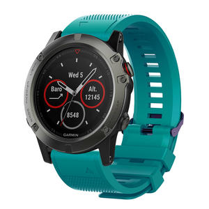 <span class=keywords><strong>Correa</strong></span> de silicona de liberación rápida para reloj inteligente Garmin <span class=keywords><strong>Forerunner</strong></span> 955 Solar, 22mm, calidad superior, entrega rápida - Product Image 2