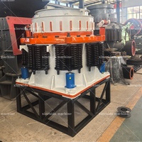 Concasseur à cône à ressort haute résistance pour minerai de manganèse, machine de concassage à cône à ressort pour gypse, concasseur à cône à ressort série CS pour feldspath