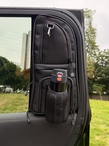 Sac de rangement pour fenêtre latérale de voiture, fixation par ventouse, multi-poches, tissu Oxford imperméable 600D, <span class=keywords><strong>Land</strong></span> <span class=keywords><strong>Cruiser</strong></span> Prado SUV OEM - Product Image 6
