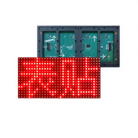 Módulo de Pantalla LED Rojo P10 SMD con Frecuencia de Actualización de 1920 Hz, Densidad de Píxeles de 32x16 y 1 Año de Garantía