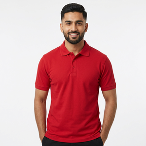 Nuevo diseño de camiseta casual de manga corta de punto para hombre, con garantía de calidad, de spandex/algodón, con bolsillo estampado, que absorbe la humedad, de color sólido. - Product Image 1