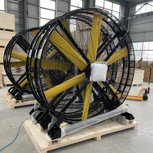 Ventilador Móvil HVLS de 26 m de Alcance y 2 m de Diámetro con Motor para Montaje en Techo de Almacén, Ventilador Portátil HVLS - Product Image 3