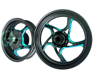 Ruedas de Modificación para Scooter Honda Giorno - Llantas de Aluminio Fundido CNC Ligeras y Económicas de Ajuste Directo - Product Image 3