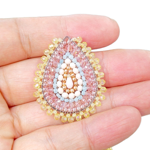 Water Drop Glass Drop Earrings Handmade Bohemia Style Women's Fashion Party Gift Wholesale - Product Image 1
