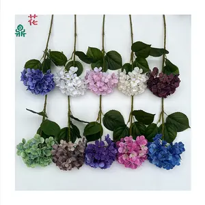 Single Branch Silk Silk Hydrangea Wedding Beautiful Arrangement Of Artificial Flowers Commercial Landscape Silk Flowers