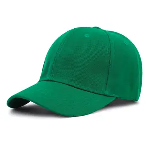 หมวกกีฬาปรับได้ Unisex ผู้ชายโพลีเอสเตอร์ธรรมดา15วันเอง6แผงหมวกเบสบอลว่างเปล่า