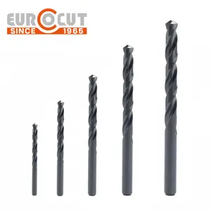 EUROCUT HSS 4341 Din 338 runde schwarze verdrehte vollständig geerdete Bohrteile für Holz PvC und Metall