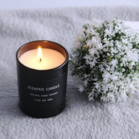 Grandes bougies naturelles anti-goutte pour hommes, bougie d'aromathérapie parfumée à la maison