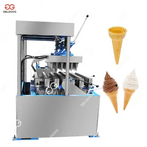 GGDW-40C elektrikli dondurma koni bisküvi yapma gofret koni makinesi ticari