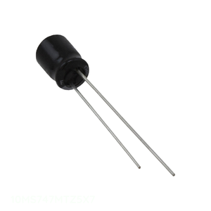Condensateur original CAP ALUM 47UF 20% 10V RADIAL TH Through Hole 47 uF 10MS747MTZ5X7 - Product Image 1