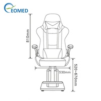 Silla Motorizada para Examen de Optometría EO-Med MC-S con Función de Diagnóstico e Inyección