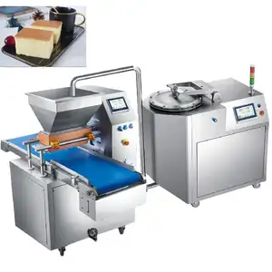 Made in china fully automatic commercial cake mixer machine in cake processing line cotton candy