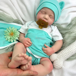 Muñeca Reborn <span class=keywords><strong>LouLou</strong></span> Ultra Realista de 20 Pulgadas, Linda Muñeca Dormida con Boca Abierta, Muñeca de Moda Hecha a Mano con Cuerpo Ponderado de Fábrica Digital - Product Image 4