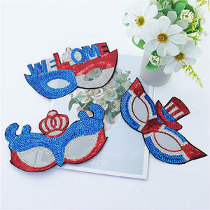 Nouvelles lunettes du Jour <span class=keywords><strong>de</strong></span> l'Indépendance américaine, masques décoratifs <span class=keywords><strong>de</strong></span> <span class=keywords><strong>carnaval</strong></span>, accessoires <span class=keywords><strong>photo</strong></span>, masques brillants à l'alphabet - Product Image 1