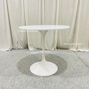 <span class=keywords><strong>Table</strong></span> Ronde de Salle à Manger/Salon en Forme de Tulipe Blanche, Design <span class=keywords><strong>Simple</strong></span>, Taille Personnalisée, Montage Facile, Prix Abordable - Product Image 3