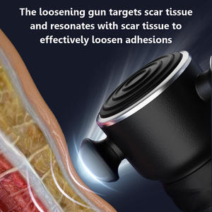 Pistol Pijat Mini Tanpa Kabel Profesional dengan Pemanas - Relaksasi Otot Jaringan Dalam & Pereda Nyeri Tubuh, Alat Pijat Perkusi Portabel - Product Image 5