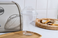 Gobelet en forme de U de 700 ml avec impression personnalisée, pour smoothies, jus, café glacé, avec paille et couvercle