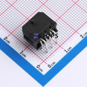 43045-6AWS Wire-to-Board Pin Header Bent Lead Through Hole,P=3mm Connector 2x3P 3mm Right Angle Insert 6P - Product Image 2