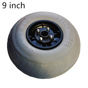 Roues de <span class=keywords><strong>ballon</strong></span> gonflable en PU pour la pêche, expédition gratuite de haute qualité, grande, 16 ", pour Surf de plage, <span class=keywords><strong>remorque</strong></span> de chariot - Product Image 5