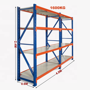 Garage Entrepôt Capacité de 200KG par couche Rack Boulons réglables Stockage <span class=keywords><strong>Stacking</strong></span> Racks Palette Acier Métal Étagères Étagères Unité