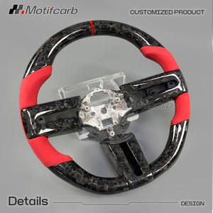 Volante de Fibra de Carbono Forjado Personalizado para Ford Mustang GT Shelby GT500 Coupe Boss 302 S197 2005-2014, Mejora del Interior - Product Image 3