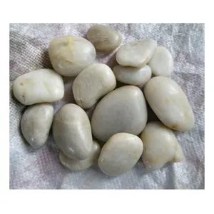 Selling Top Quality Black Polished Pebble Natural Shape River Rock Landscape Pebbles Stone For Factory