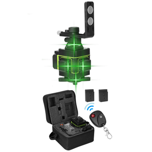 Niveau laser rotatif 4D industriel pour extérieur, auto-nivelant, vert, 360 degrés, 16 lignes horizontales/verticales croisées - Product Image 4