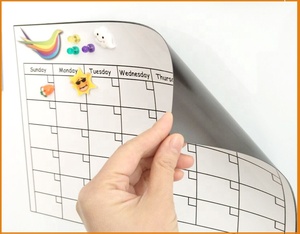 Dry Erase Board Shopping List Magnetic White Board Eraser Waterproof Dry Erase Board for Refrigerator