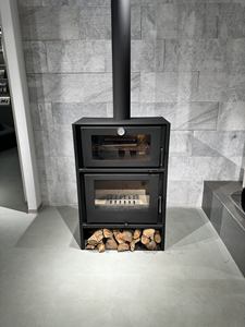 Poêle à bois autoportant en acier de style européen moderne PANSEE pour villa, salon, chauffage intérieur, écologique et durable - Product Image 4