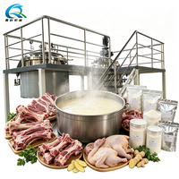 Ligne de traitement de haute efficacité pour bouillon d'os, farine d'os et poudre protéinée, pour l'extraction et la concentration de bouillon de poulet, de soupes de fruits de mer et de pâte de tomate