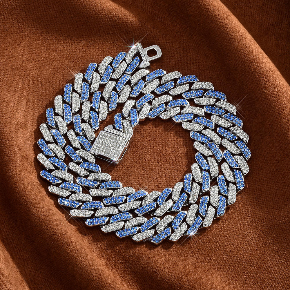 Ciondolo Kool Aid Ghiacciato Da 9 Mm/24", Catena Cubana In Acciaio Inossidabile Da 30", Collana Hip Hop - Italia - Foto 1