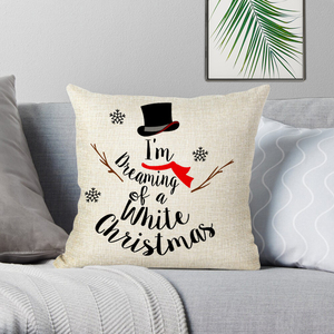 Joyeux Noël taie d'oreiller décorative <span class=keywords><strong>motif</strong></span> <span class=keywords><strong>de</strong></span> voiture <span class=keywords><strong>de</strong></span> <span class=keywords><strong>cerf</strong></span> <span class=keywords><strong>de</strong></span> Noël 45*45cm <span class=keywords><strong>housse</strong></span> <span class=keywords><strong>de</strong></span> <span class=keywords><strong>coussin</strong></span> en lin - Product Image 4