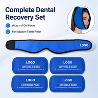 Fourniture en gros de compresse de gel réutilisable chaud/froid pour les dents de sagesse, pour le refroidissement des joues, de la mâchoire et du visage