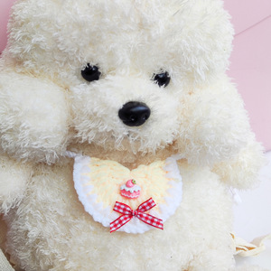 Nouvelle É<span class=keywords><strong>charpe</strong></span> pour Animaux de Compagnie Baboney JX045 Motif Floral Kawaii en Polyester, Mini Sac Poupée, Accessoires pour Chats et Chiens, Serviette Anti-Bave Tricotée à la Main - Product Image 4