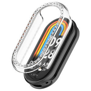 Estuche rígido de PC con purpurina para mujer para <span class=keywords><strong>Xiaomi</strong></span> <span class=keywords><strong>Mi</strong></span> <span class=keywords><strong>Band</strong></span> 9 Diamond Edge, funda de <span class=keywords><strong>reloj</strong></span> para <span class=keywords><strong>Xiaomi</strong></span> <span class=keywords><strong>Band</strong></span> 9, <span class=keywords><strong>Fundas</strong></span> protectoras de parachoques - Product Image 6