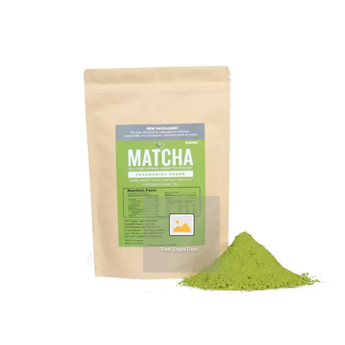 Matcha Powder Free Sample Top Organic Pure Natural Etiquette Grade Alpine Green Tea Own Brand